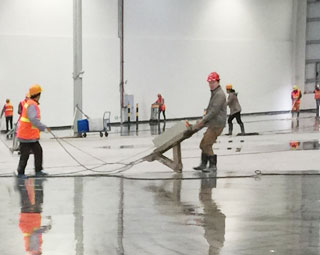 重慶涪陵建設(shè)工程水磨石